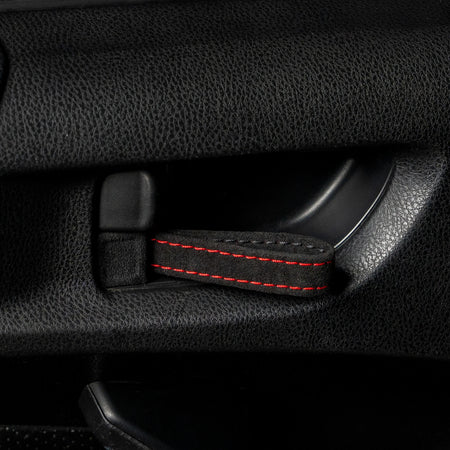 Billetworkz Alcantara Door Pull Strap Kit - Fits Subaru WRX/STI, BRZ, Crosstrek & More (2008–2021)