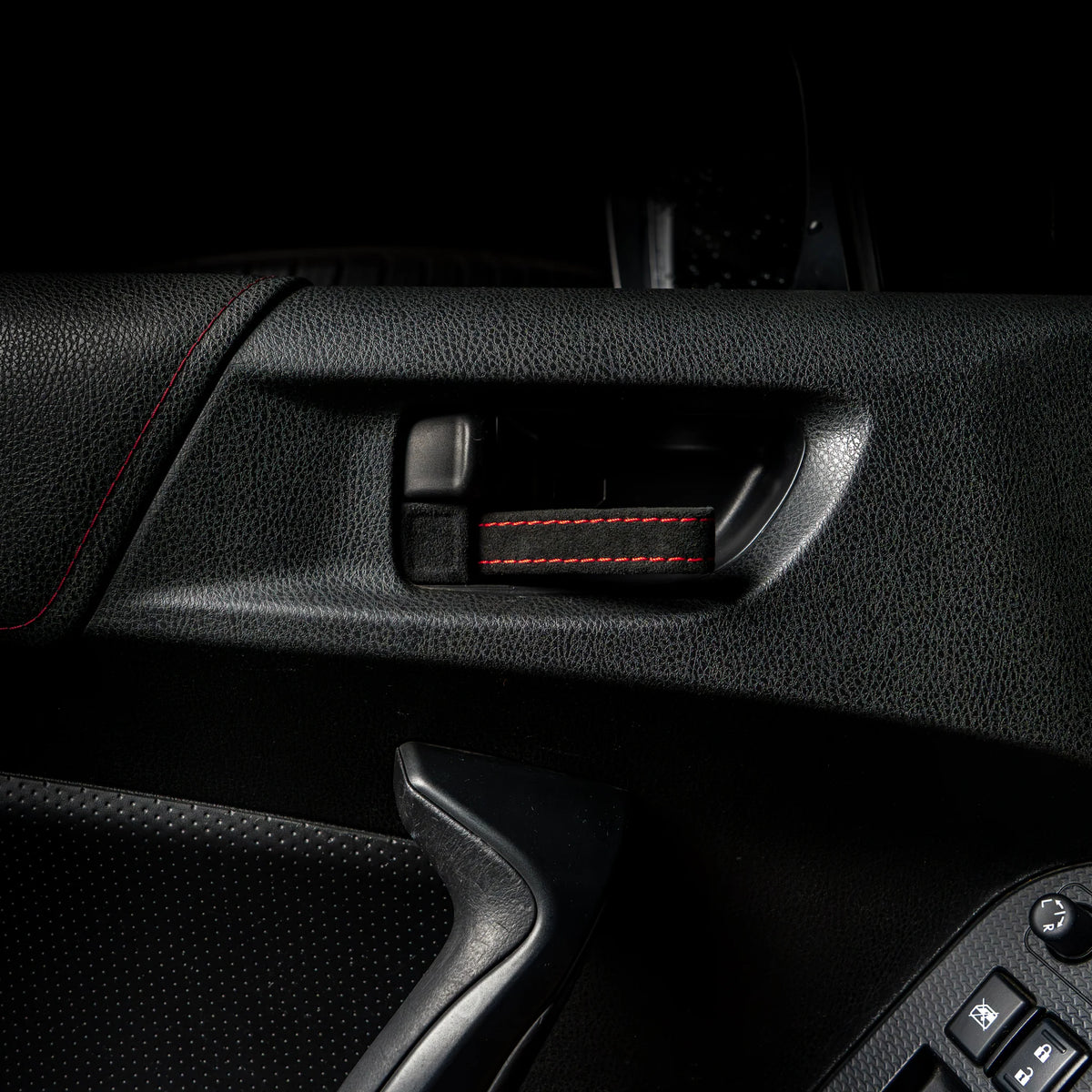 Billetworkz Alcantara Door Pull Strap Kit - Fits Subaru WRX/STI, BRZ, Crosstrek & More (2008–2021)