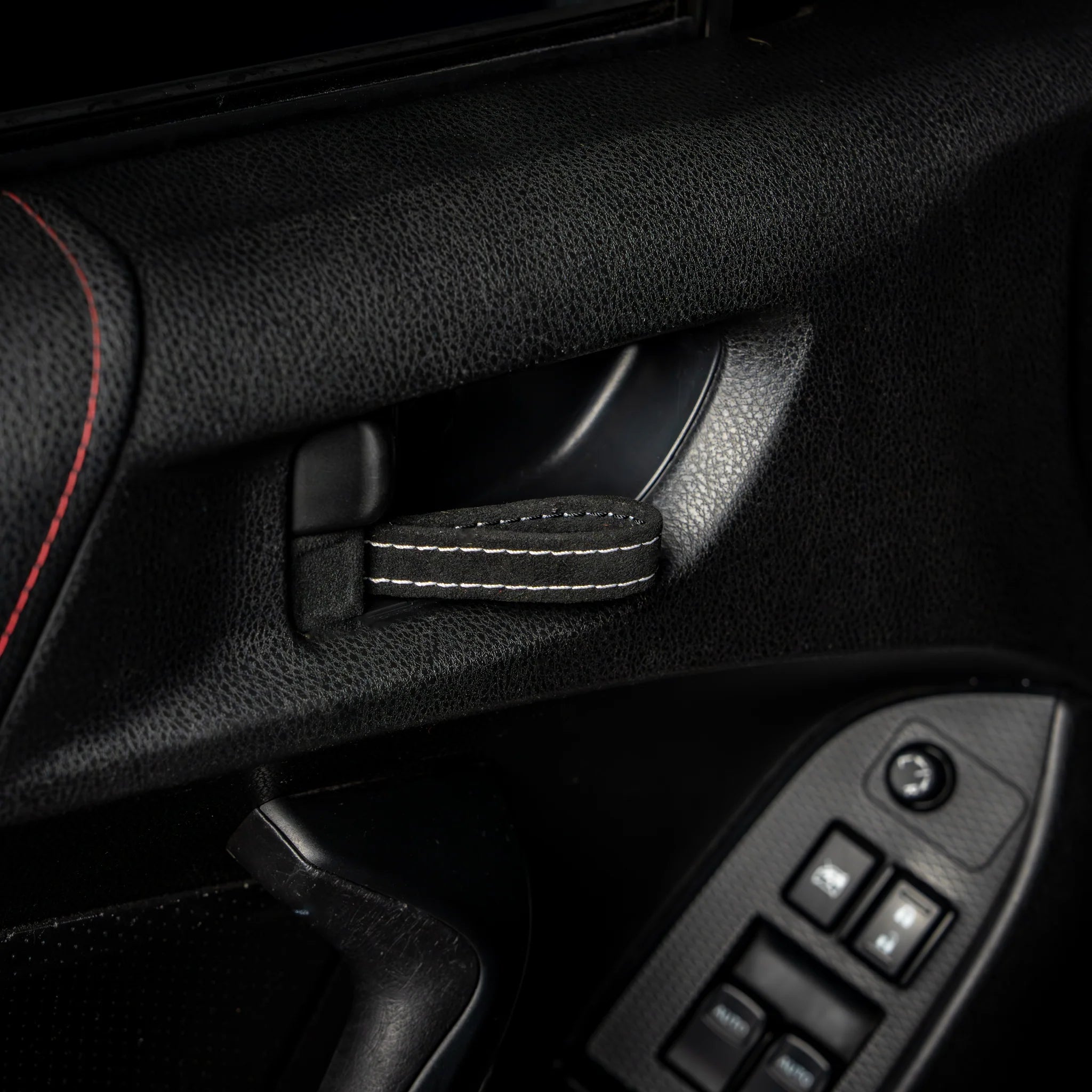 Billetworkz Alcantara Door Pull Strap Kit - Fits Subaru WRX/STI, BRZ, Crosstrek & More (2008–2021)