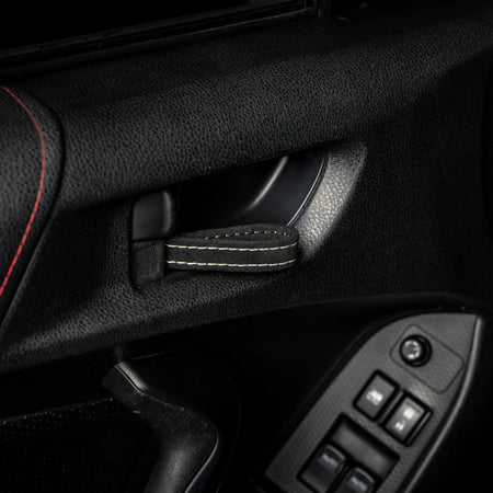 Billetworkz Alcantara Door Pull Strap Kit - Fits Subaru WRX/STI, BRZ, Crosstrek & More (2008–2021)