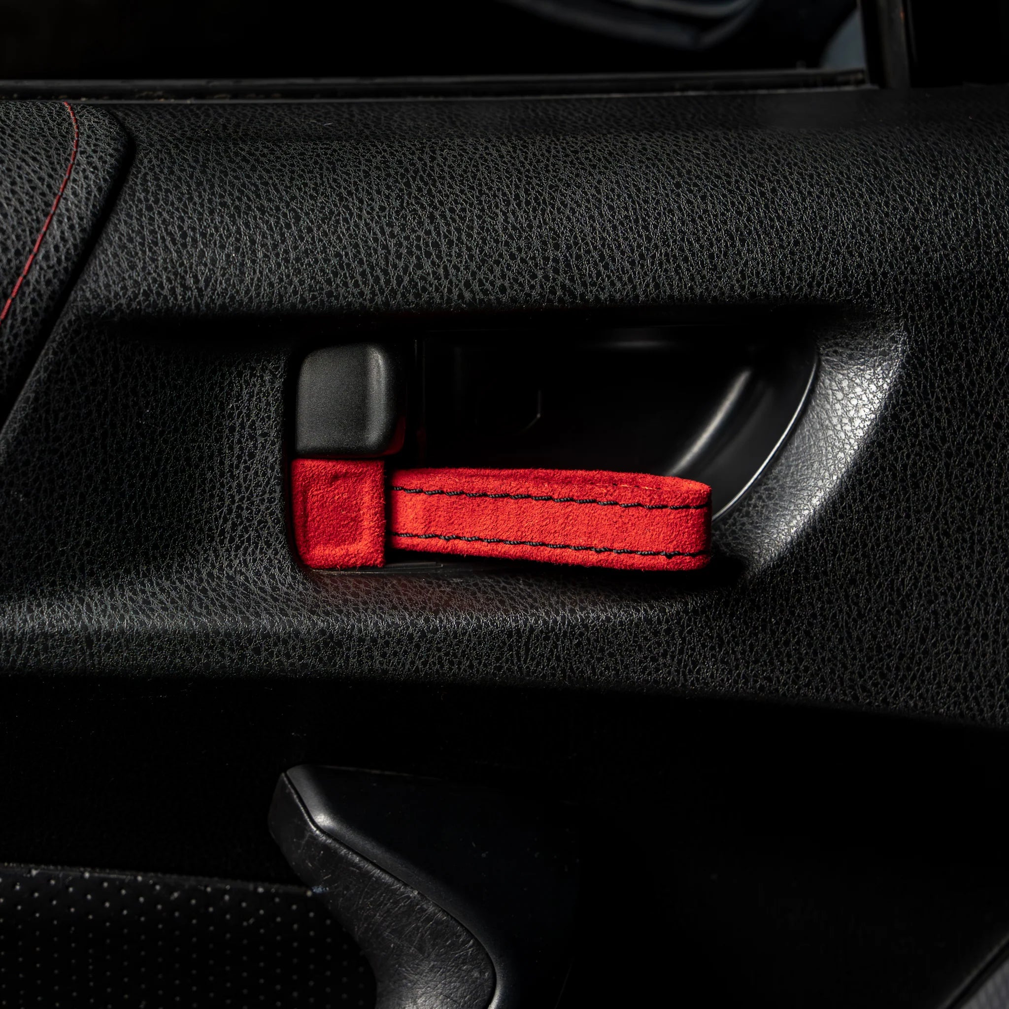 Billetworkz Alcantara Door Pull Strap Kit - Fits Subaru WRX/STI, BRZ, Crosstrek & More (2008–2021)