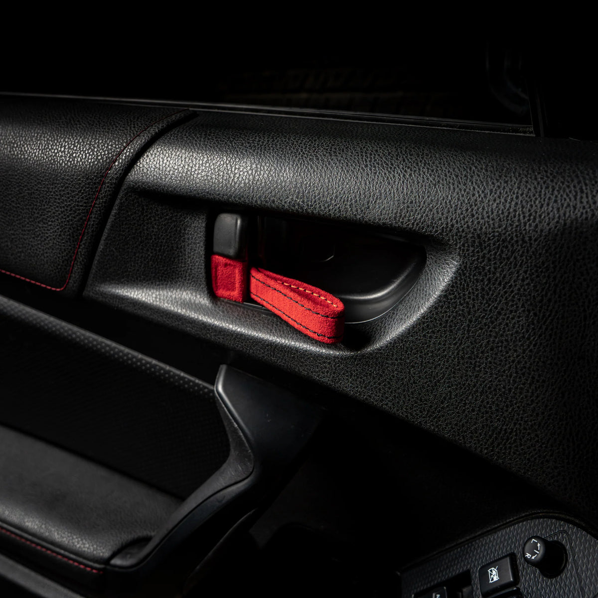 Billetworkz Alcantara Door Pull Strap Kit - Fits Subaru WRX/STI, BRZ, Crosstrek & More (2008–2021)