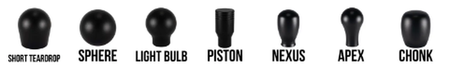 Billetworkz knob styles
