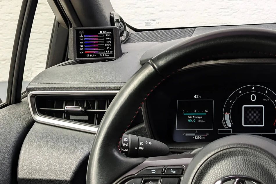 CANchecked MFD28 2.8" Gen2 Multi-Function CAN Bus Display 2023+ GR Corolla (E210)