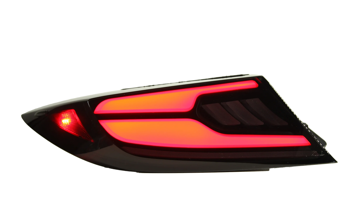 OLM Raiden LED Taillights (Clear Lens/Red Bar) - 2022-2026 BRZ GR86