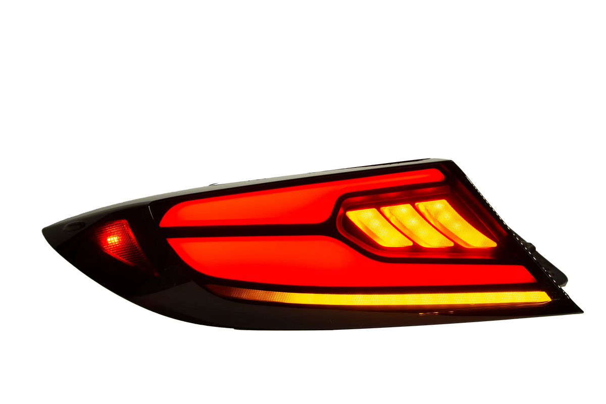 OLM Raiden LED Taillights (Clear Lens/Red Bar) - 2022-2026 BRZ GR86