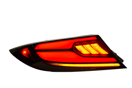 OLM Raiden LED Taillights (Clear Lens/Red Bar) - 2022-2026 BRZ GR86