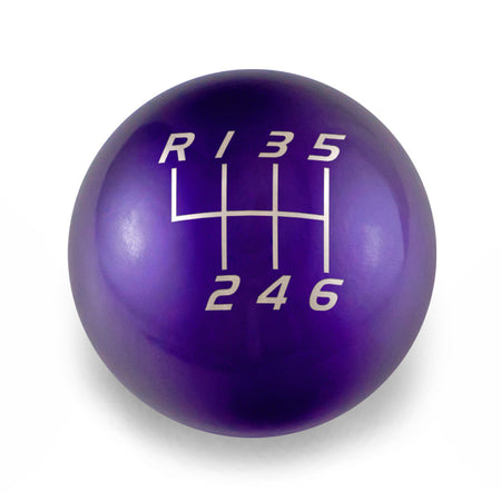 Billetworkz Weighted Shift Knob 6-Speed Velocity Engraving for 2023+ Toyota GR Corolla - Candy Purple / Chonk