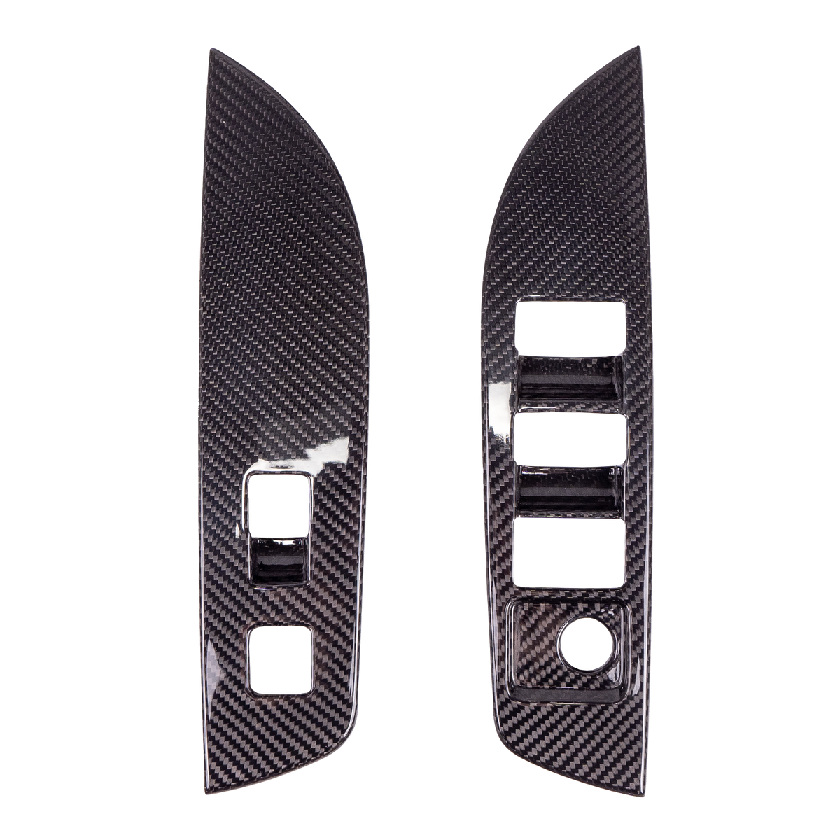 Driven.Media Carbon Fiber Front Window Switch Panels - 2023+ Toyota GR Corolla