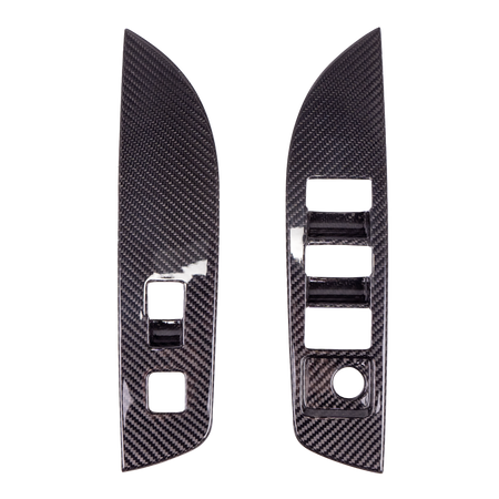 Driven.Media Carbon Fiber Front Window Switch Panels - 2023+ Toyota GR Corolla