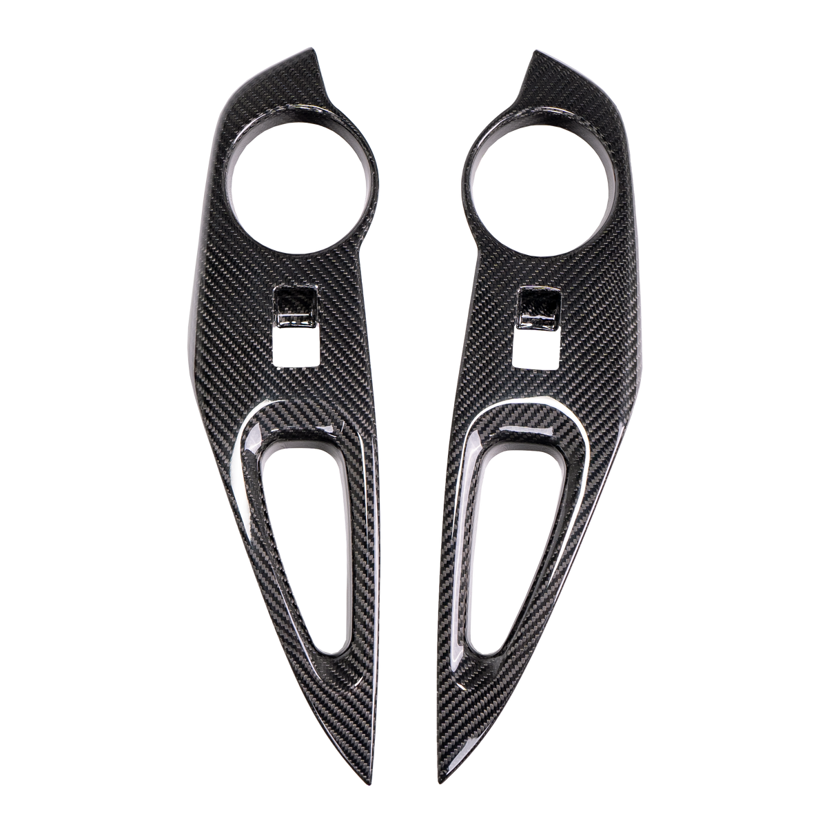 Driven.Media Carbon Fiber Rear Window Switch Panels -  2023+ Toyota GR Corolla