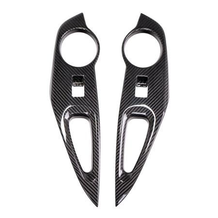 Driven.Media Carbon Fiber Rear Window Switch Panels -  2023+ Toyota GR Corolla