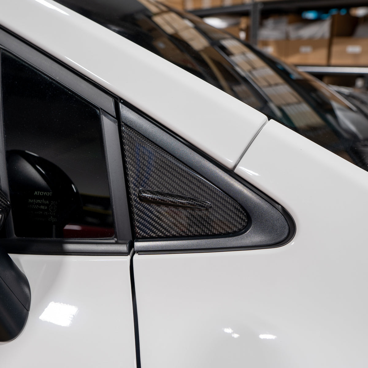 Driven.Media Carbon Fiber Front Quarter Window Trim - 2023+ Toyota GR Corolla
