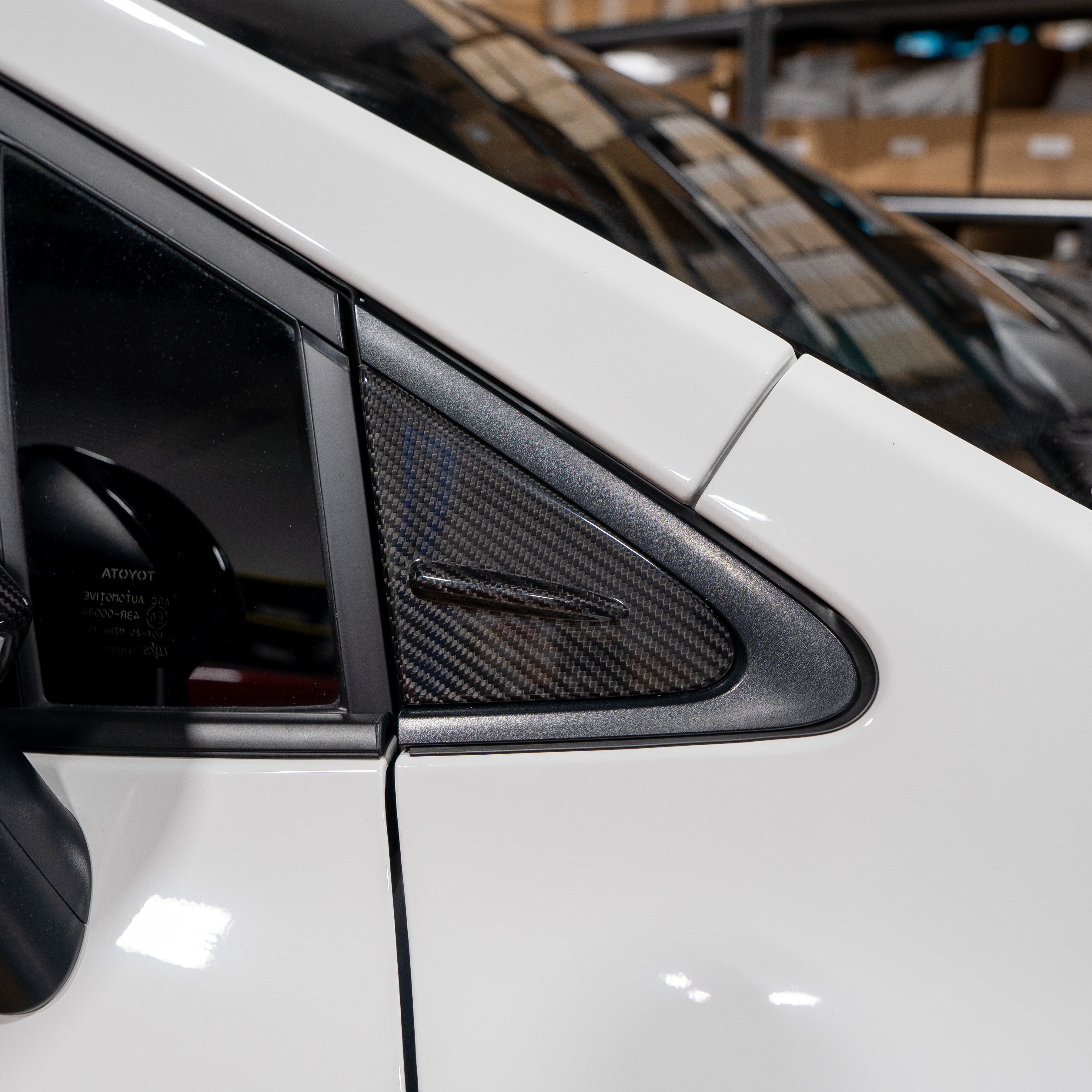 Driven.Media Carbon Fiber Front Quarter Window Trim - 2023+ Toyota GR Corolla