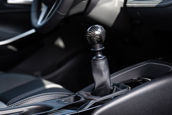 TOM'S Racing Real Carbon Fiber & Aluminum Manual Shift Knob (M10x1.25) - 2023+ Toyota GR Corolla