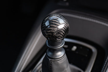 TOM'S Racing Real Carbon Fiber & Aluminum Manual Shift Knob (M10x1.25) - 2023+ Toyota GR Corolla