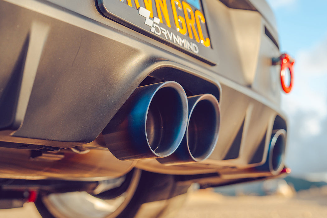 REMARK Elite Spec Full Titanium Quad Tip Cat-Back Exhaust - Burnt Titanium Tips - 2023+ Toyota GR Corolla