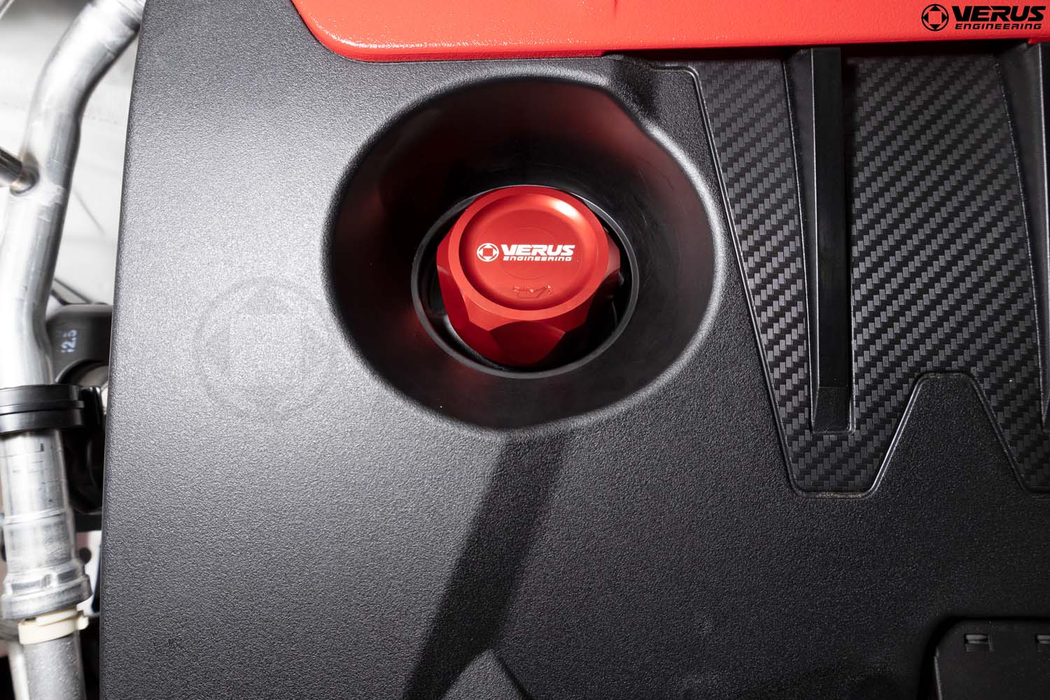 FHS Oil Cap, Anodized Red - Toyota GR Corolla