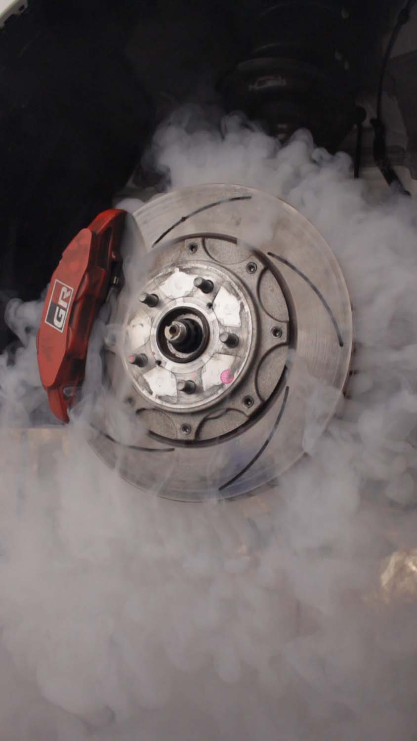 Full Brake Cooling Kit - Toyota GR Corolla, w/ Replacement OEM Axle Nuts