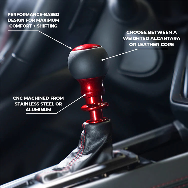 Billetworkz Fusion Shift Knob Weighted  - 6-Speed 2013-20 Subaru BRZ, Scion FR-S, Toyota 86 / 2022+ Subaru BRZ, Toyota GR86