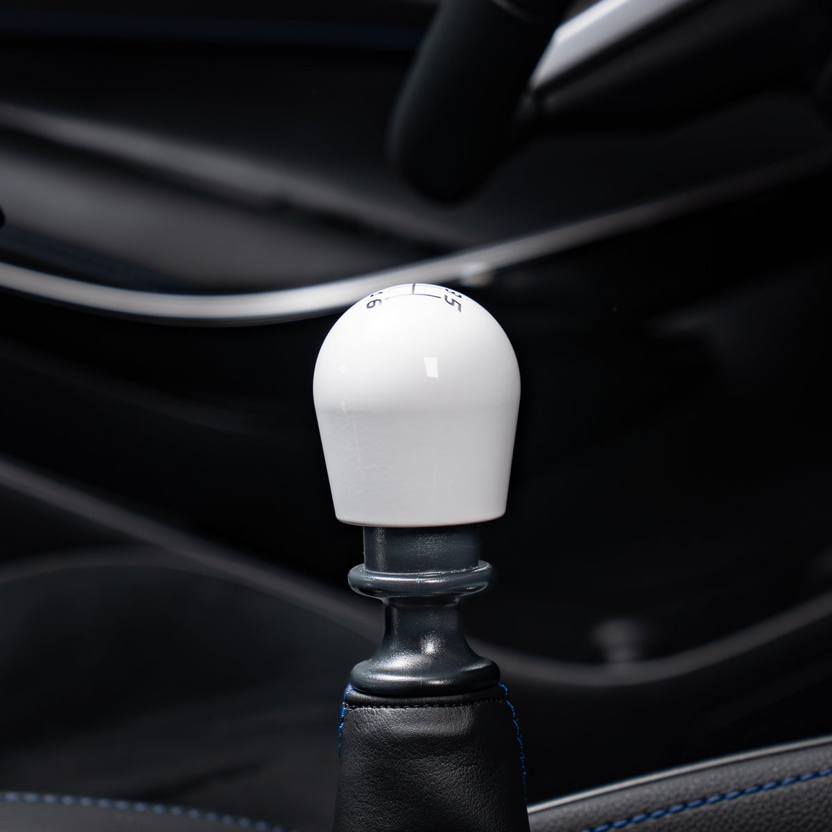 Billetworkz Weighted Shift Knob 6-Speed Velocity Engraving for 2023+ Toyota GR Corolla
Gloss White - installed in car