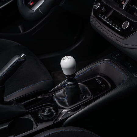 Gloss White - installed in car