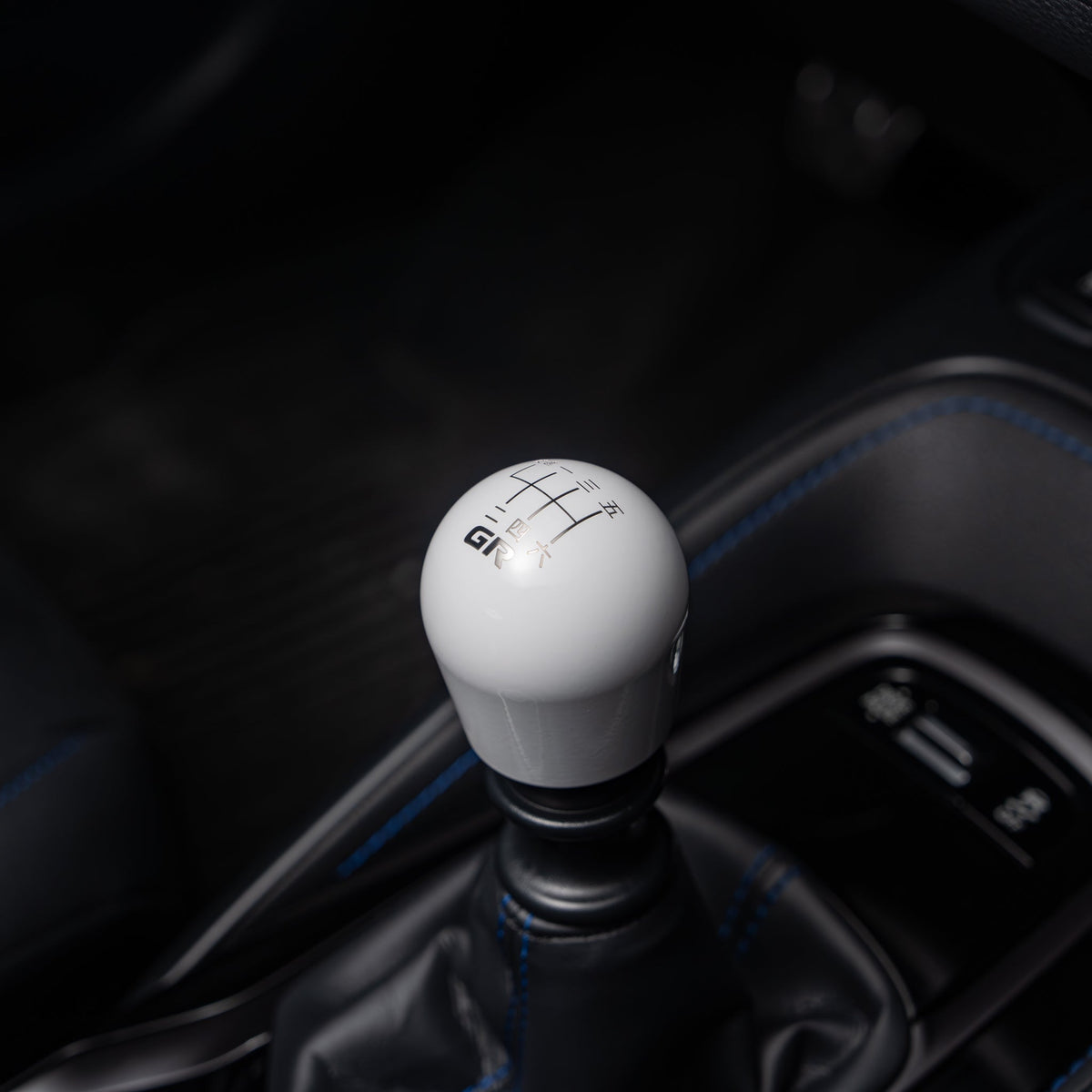 Gloss White - installed in car