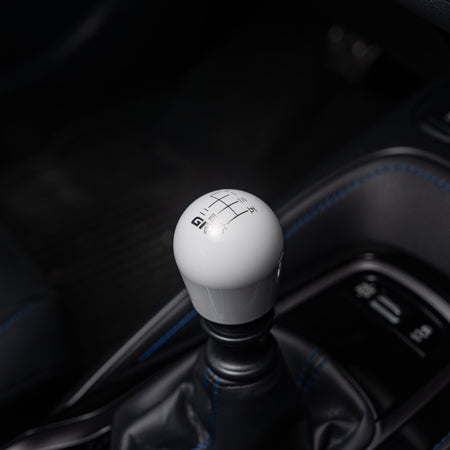 Gloss White - installed in car
