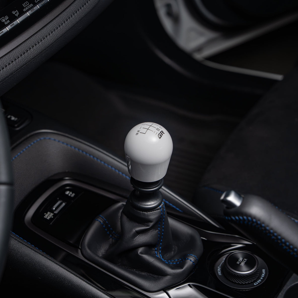 Gloss White - installed in car