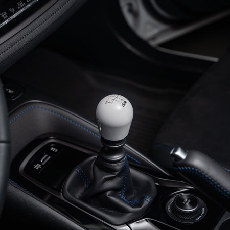 Gloss White - installed in car