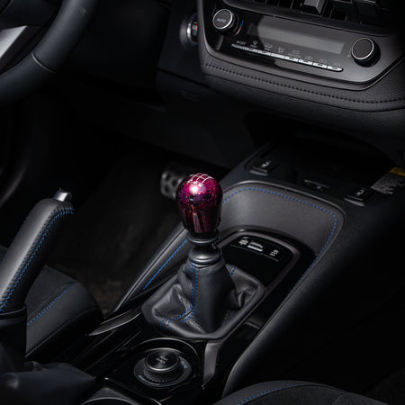 Billetworkz Cosmic Space Shift Knob 6-Speed Velocity Engraving for Toyota GR Corolla / Corolla Hatch - Purple Cosmic Space 