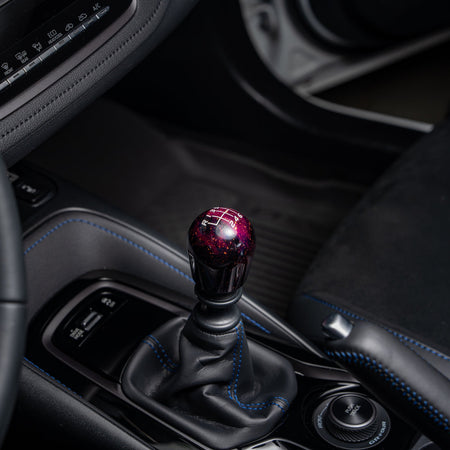 Billetworkz Cosmic Space Shift Knob 6-Speed Velocity Engraving for Toyota GR Corolla / Corolla Hatch - Purple Cosmic Space 
