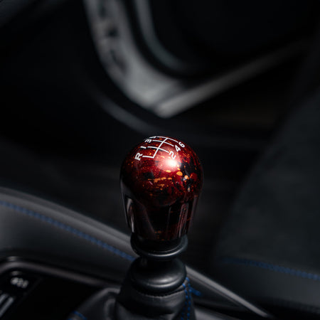 Billetworkz Cosmic Space Shift Knob 6-Speed Velocity Engraving for Toyota GR Corolla / Corolla Hatch - Red Cosmic Space 