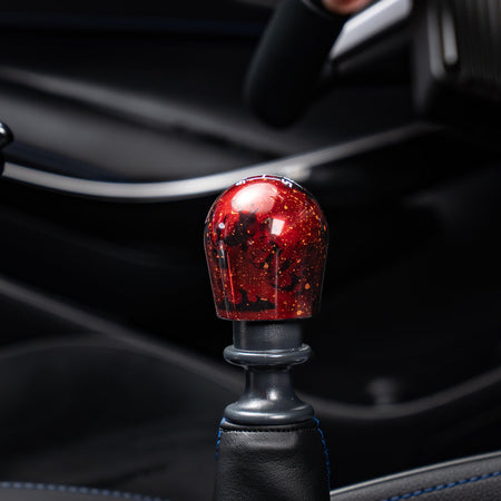 Billetworkz Cosmic Space Shift Knob 6-Speed Velocity Engraving for Toyota GR Corolla / Corolla Hatch - Red Cosmic Space Short Tearedrop