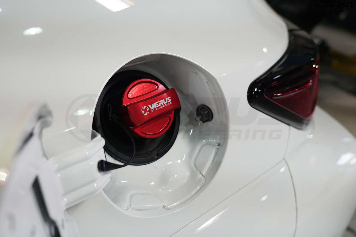 Gas Cap Cover, Anodized Black - Toyota GR Corolla
