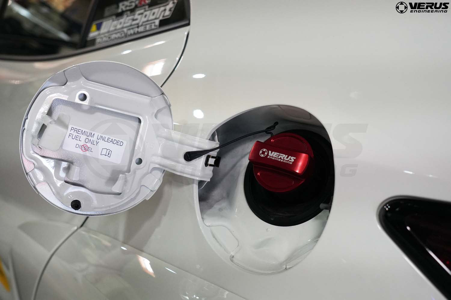 Gas Cap Cover, Anodized Black - Toyota GR Corolla