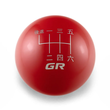 Billetworkz Weighted Shift Knob 6-Speed Japanese GR Engraving for 2023+ Toyota GR Corolla - Gloss Red / Chonk