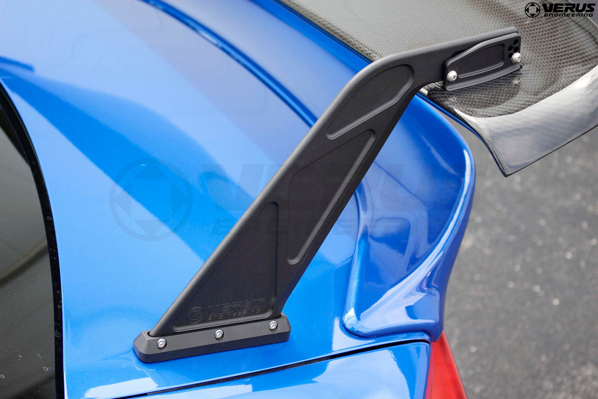 Chrome Rear Racing Wing Verus Engineering High-Efficiency Rear Wing - BRZ/FRS/GT86 – Battle ...