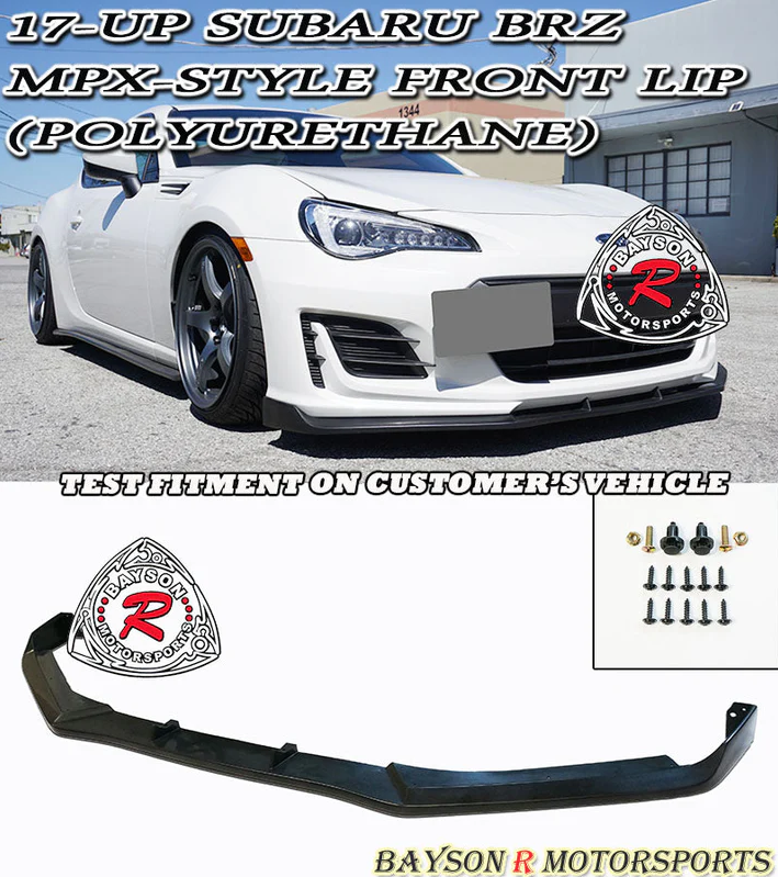 Bayson R Front Lip Bayson R MPX Style Front Lip For 2017-2021 Subaru BRZ – Battle Garage ...