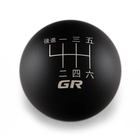 Billetworkz Weighted Shift Knob 6-Speed Japanese GR Engraving for 2023+ Toyota GR Corolla - Matte Black / Chonk