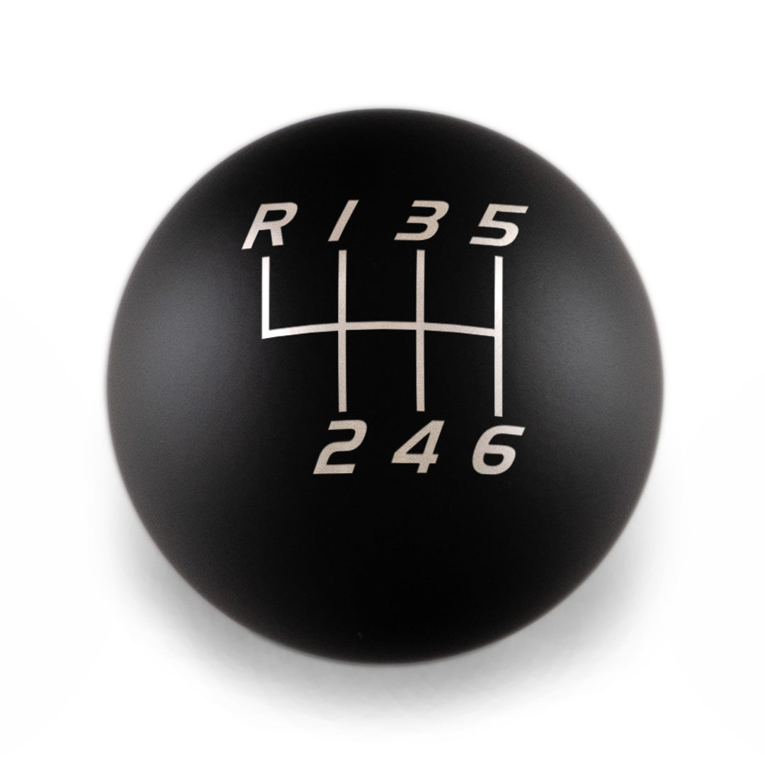 Billetworkz Weighted Shift Knob 6-Speed Velocity Engraving for 2023+ Toyota GR Corolla - Matte Black / Chonk