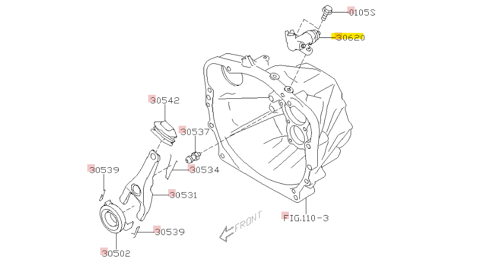 OEM Subaru Clutch Slave Cylinder for 2013+ FRS/BRZ/86 22+ BRZ/GR86