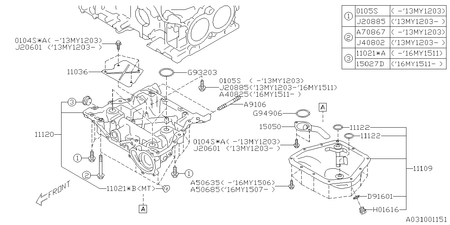 OEM Subaru Oil Pan Engine FA20 2013-2020 FRS/BRZ/86
