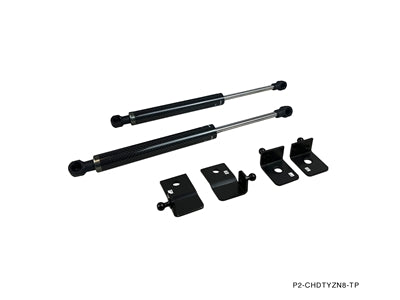 P2M Carbon Fiber Engine Hood Damper for 22+ BRZ/GR86