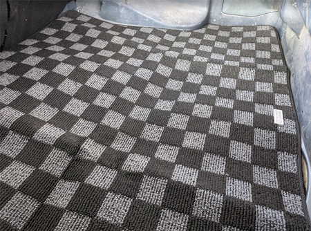 P2M TOYOTA COROLLA AE86 (HATCH) REAR TRUNK MAT : DARK GREY