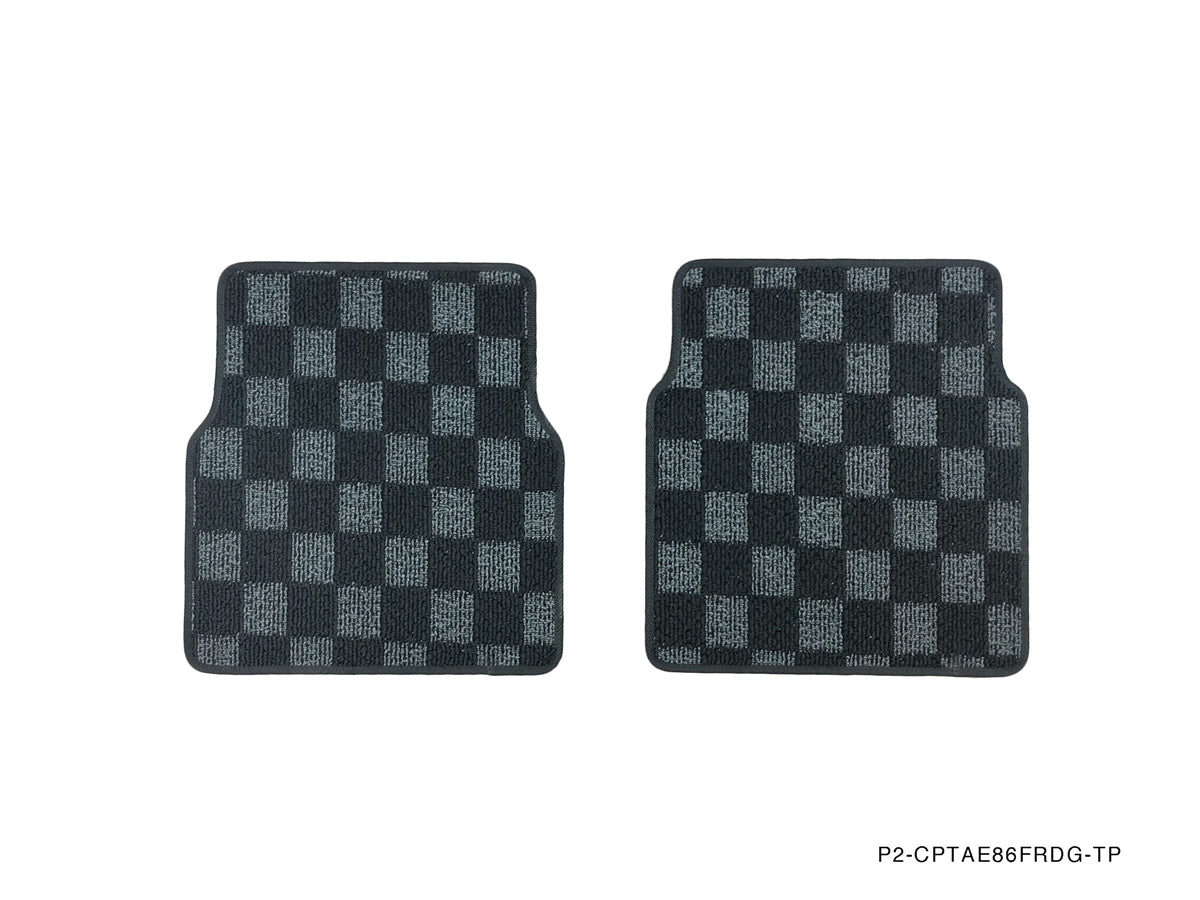 P2M TOYOTA COROLLA AE86 RACE FLOOR MATS : DARK GREY