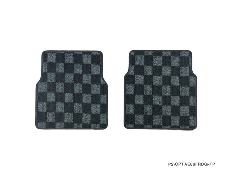 P2M TOYOTA COROLLA AE86 RACE FLOOR MATS : DARK GREY