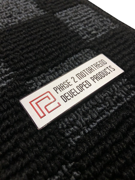 P2M TOYOTA COROLLA AE86 RACE FLOOR MATS : DARK GREY