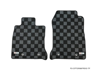 P2M Race Floor Mats Full Set for 22+ BRZ/GR86