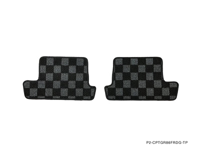 P2M Race Floor Mats Full Set for 22+ BRZ/GR86